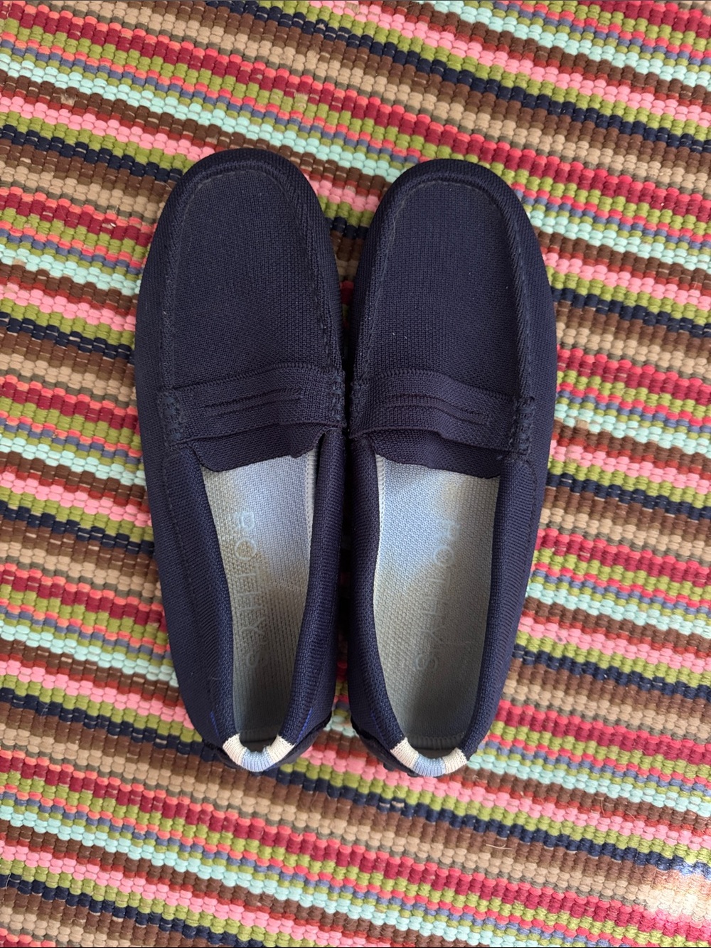 Rothy’s Navy Slip-On Loafers